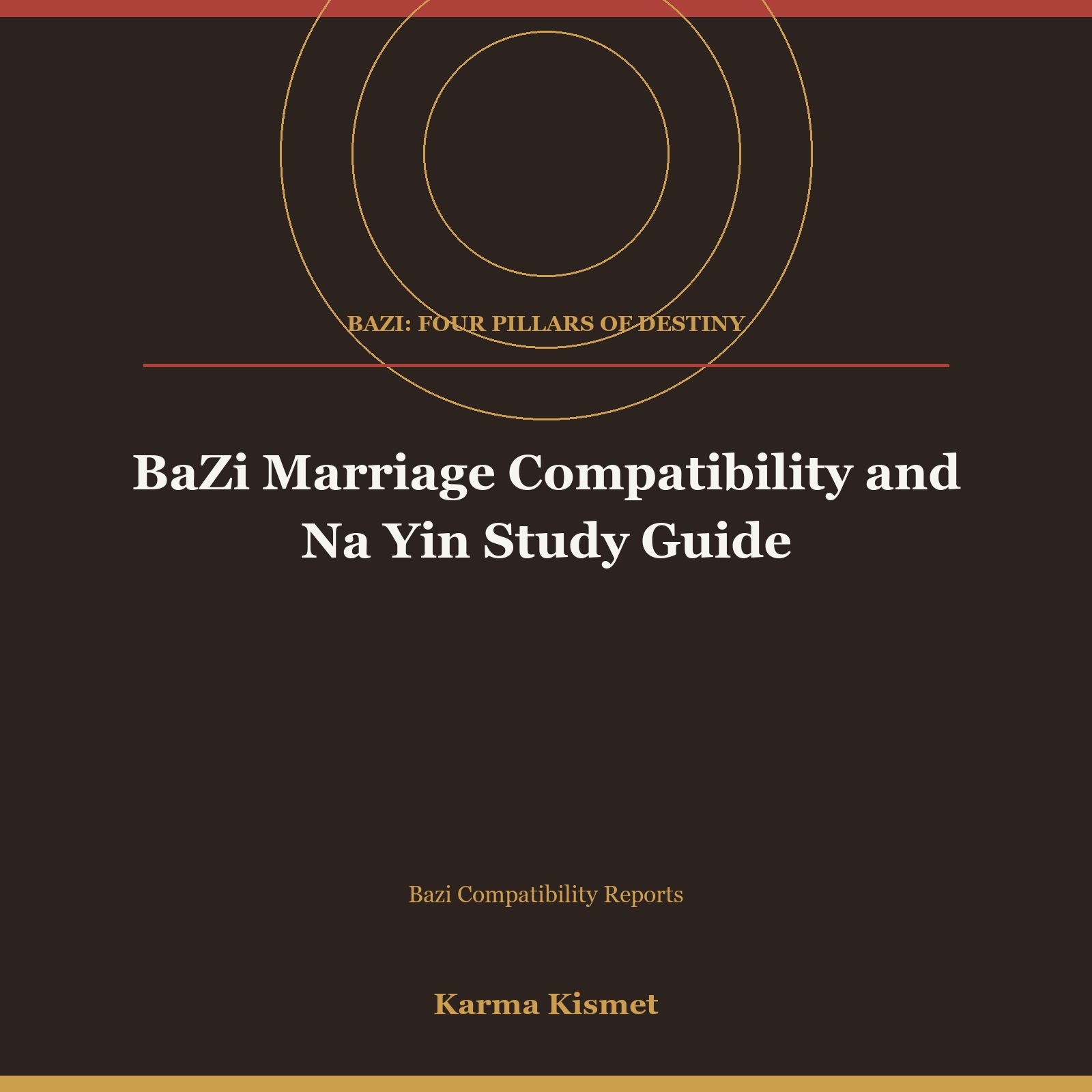BaZi Marriage Compatibility and Na Yin Study Guide course cover