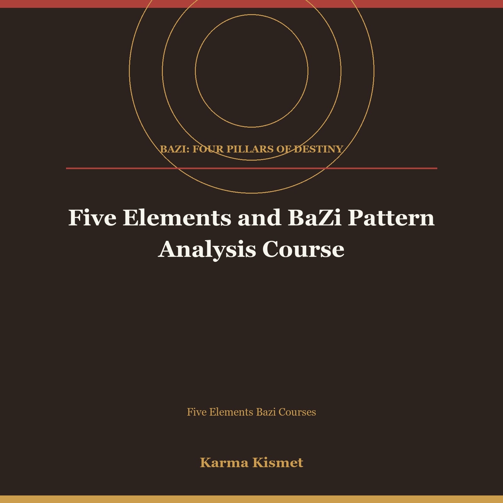 Five Elements and BaZi Pattern Analysis Course course cover