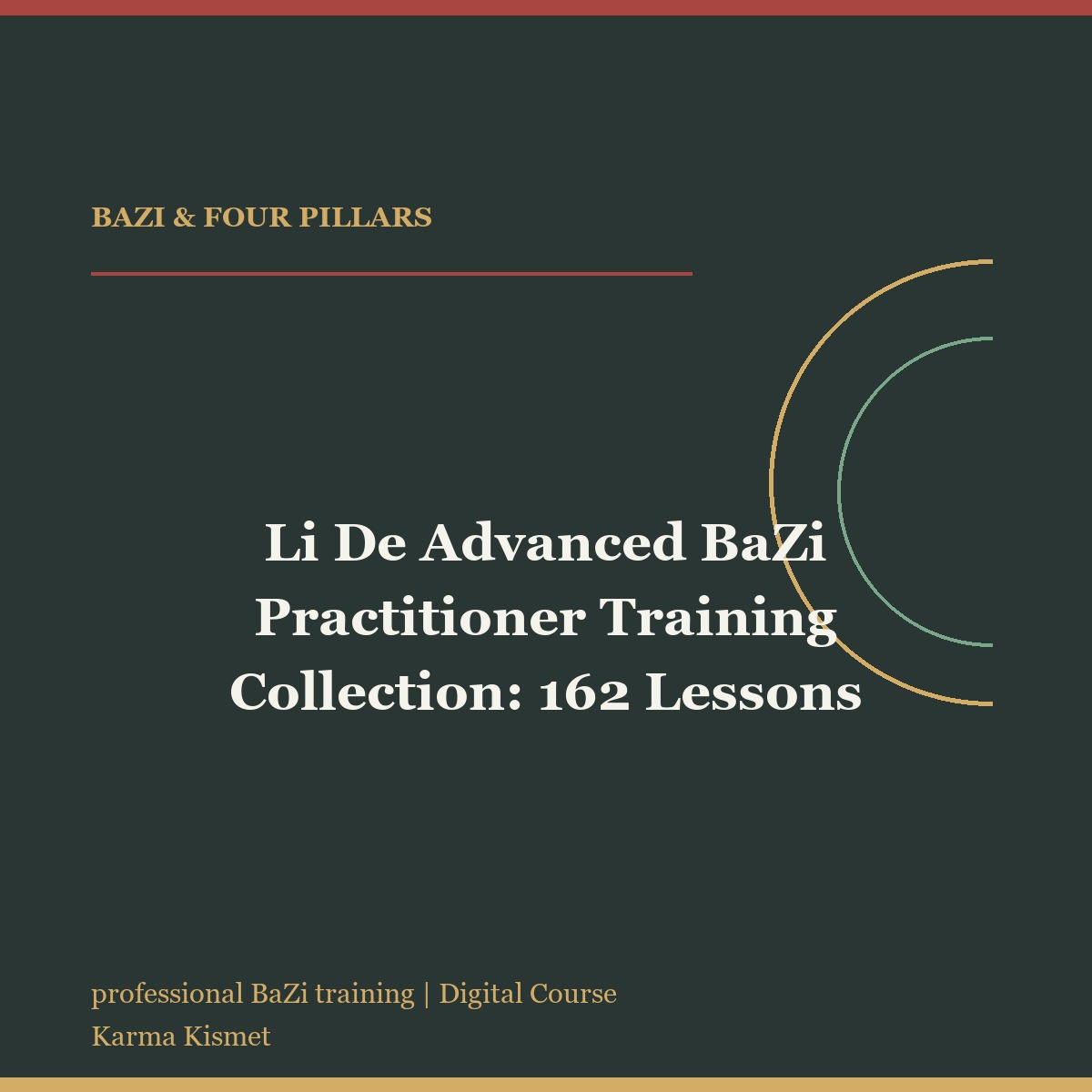 Li De Advanced BaZi Practitioner Training Collection: 162 Lessons course cover
