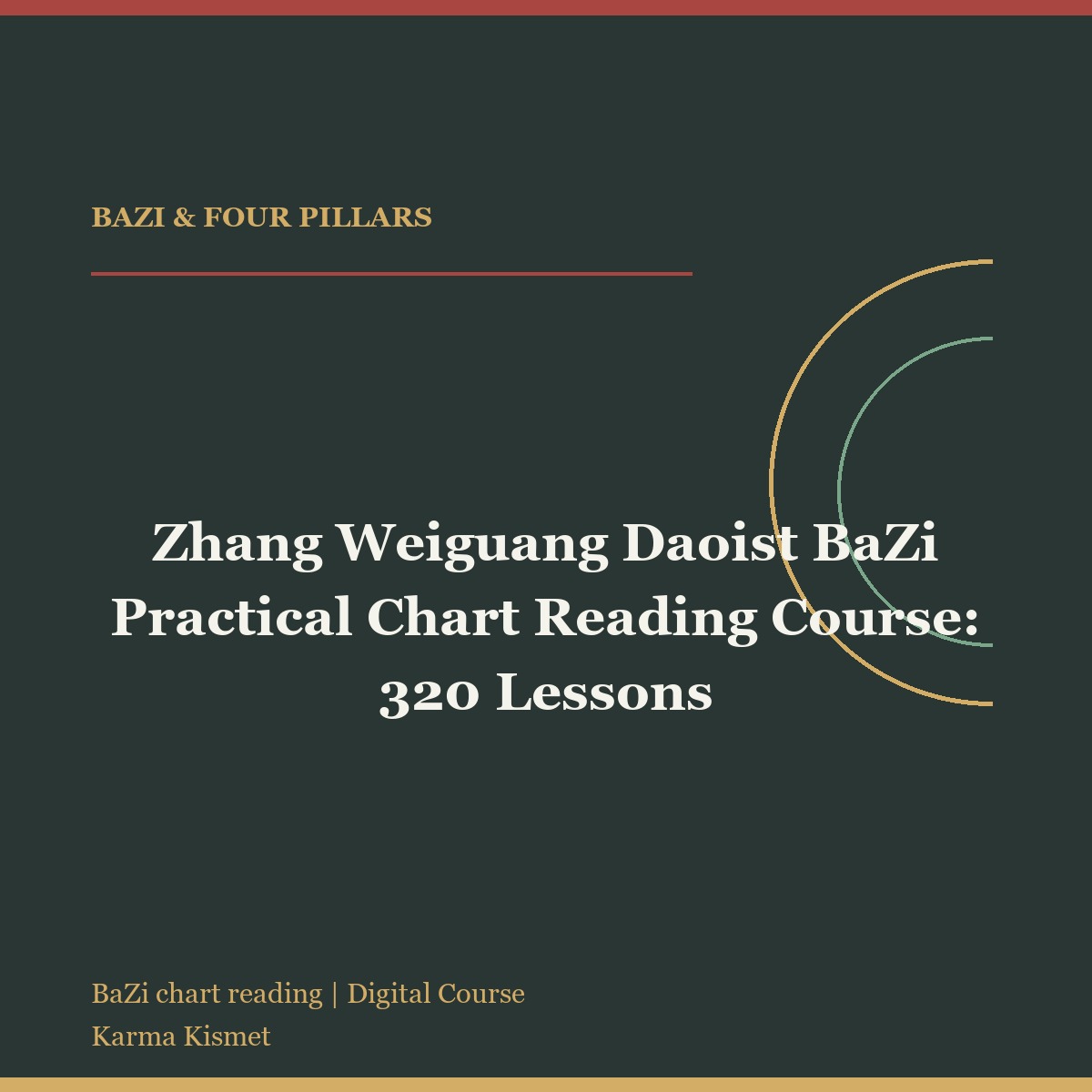 Zhang Weiguang Daoist BaZi Practical Chart Reading Course: 320 Lessons course cover