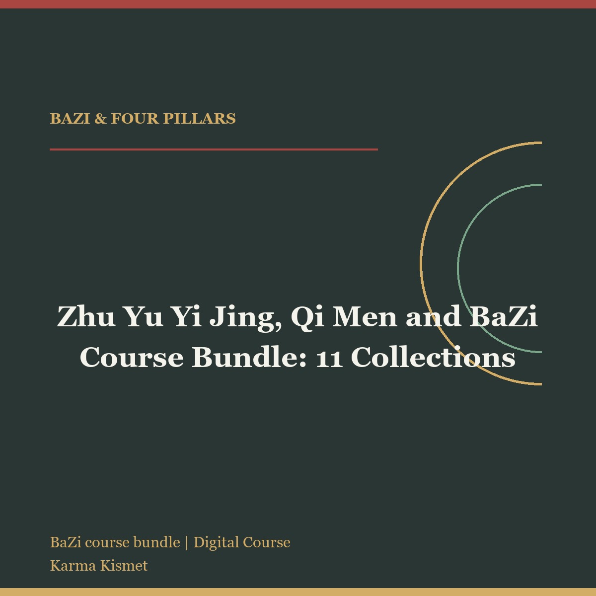 Zhu Yu Yi Jing, Qi Men and BaZi Course Bundle: 11 Collections course cover