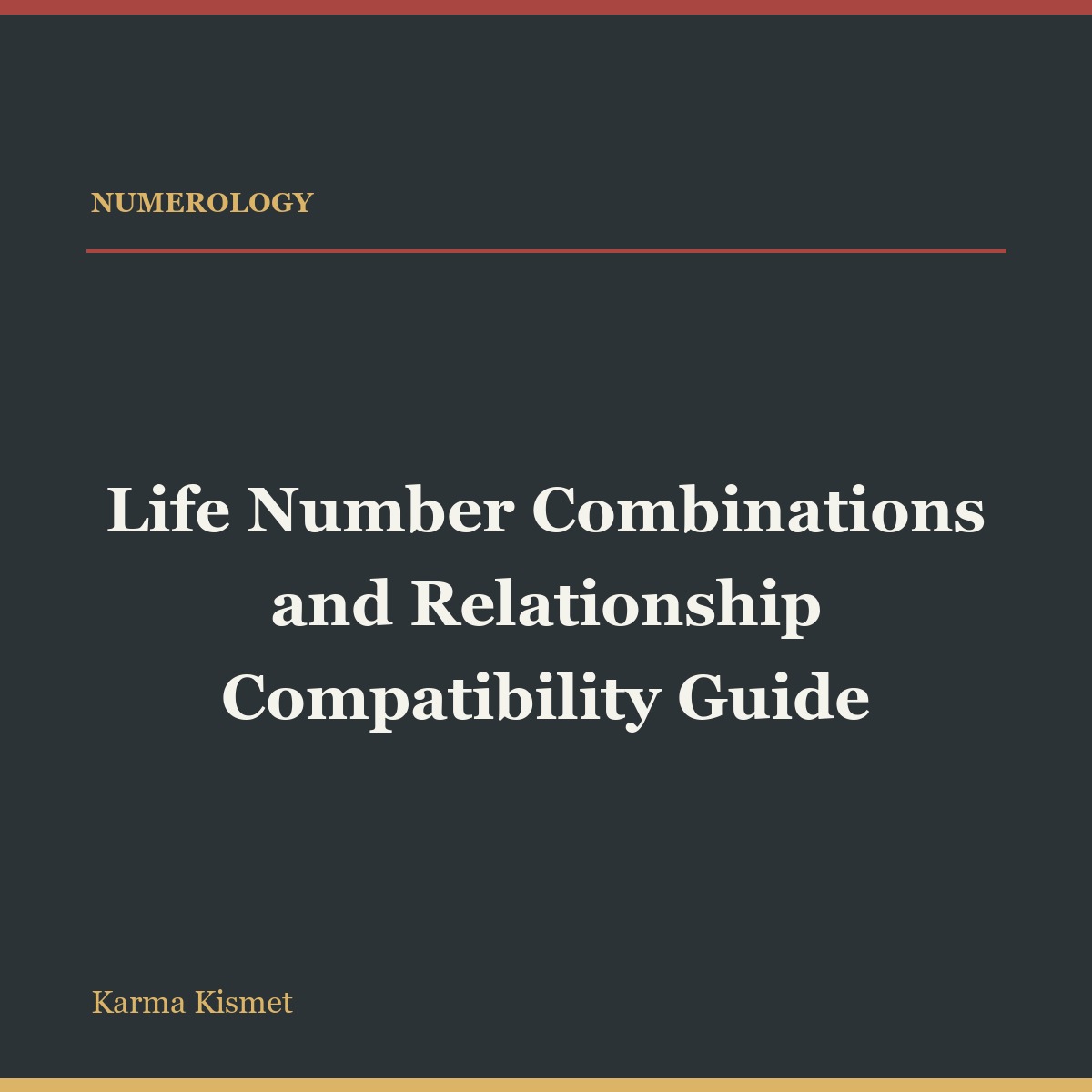 Life Number Combinations and Relationship Compatibility Guide full-title square course cover