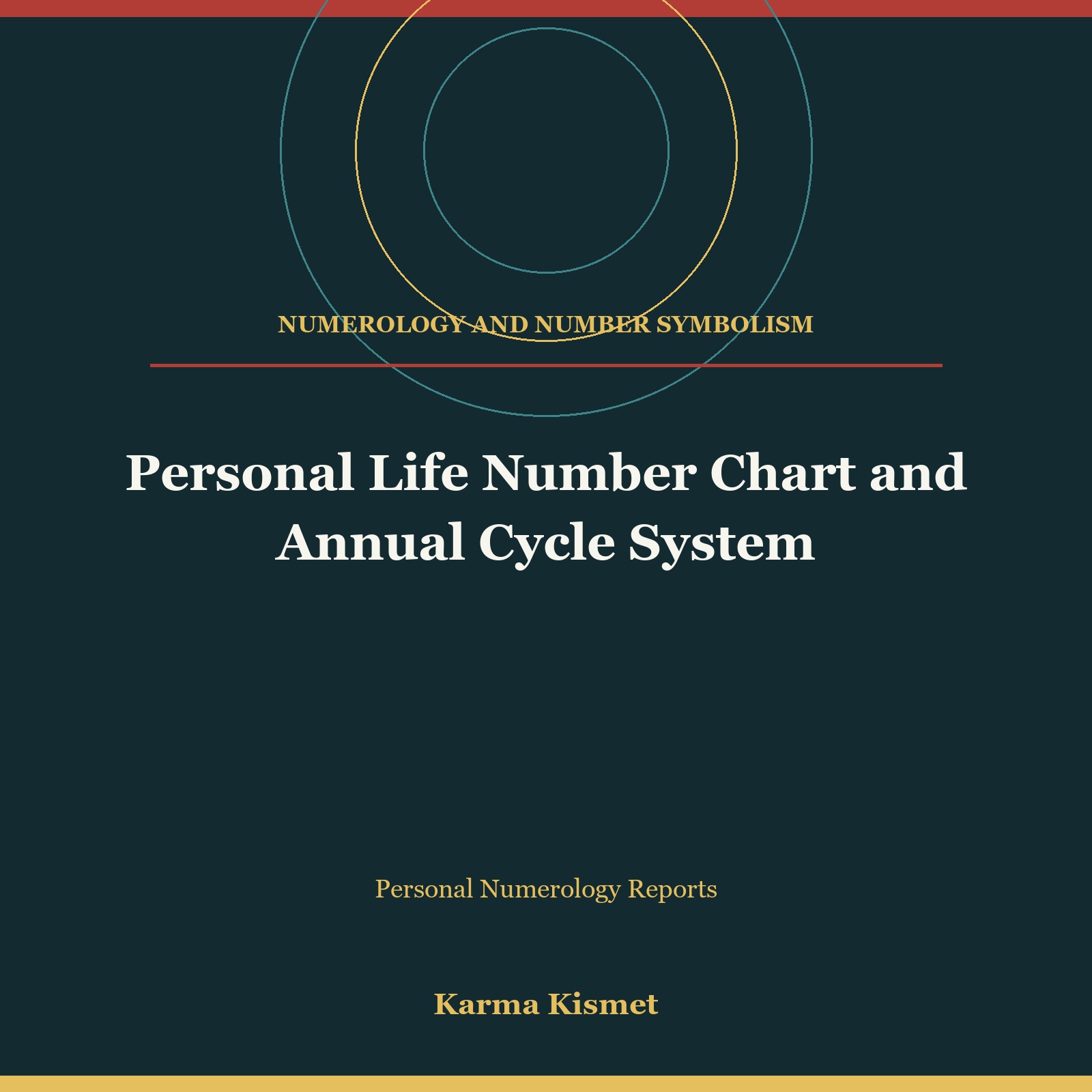 Personal Life Number Chart and Annual Cycle System course cover