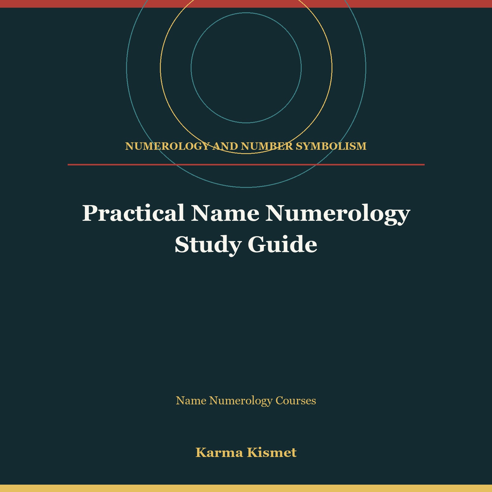 Practical Name Numerology Study Guide course cover