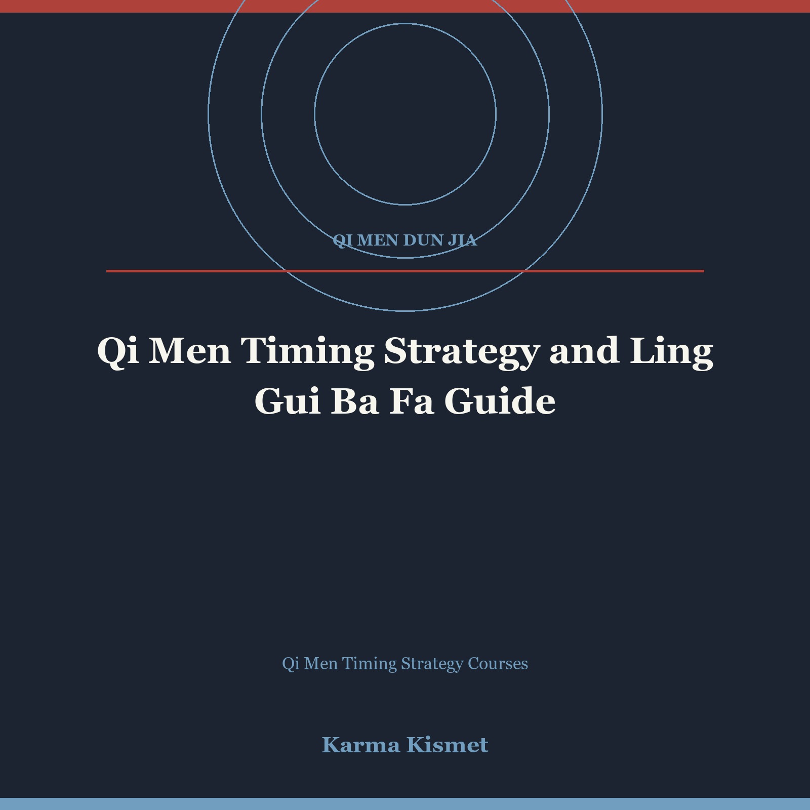 Qi Men Timing Strategy and Ling Gui Ba Fa Guide course cover