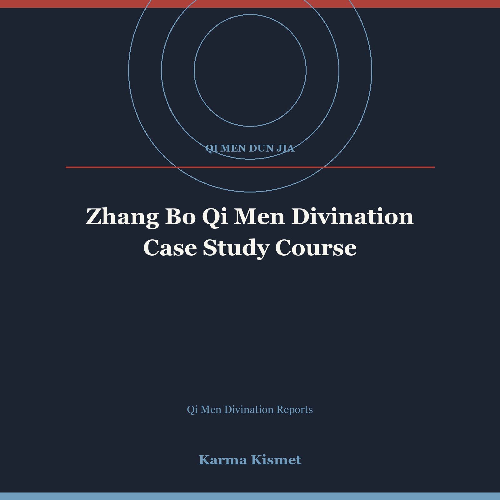 Zhang Bo Qi Men Divination Case Study Course course cover