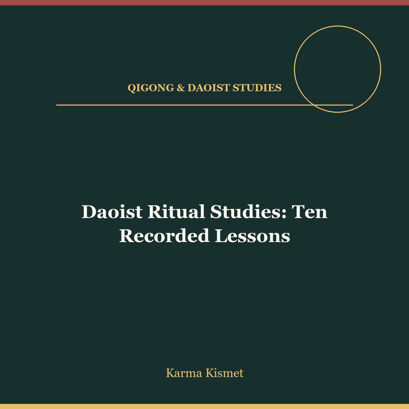 Daoist Ritual Studies: Ten Recorded Lessons course cover