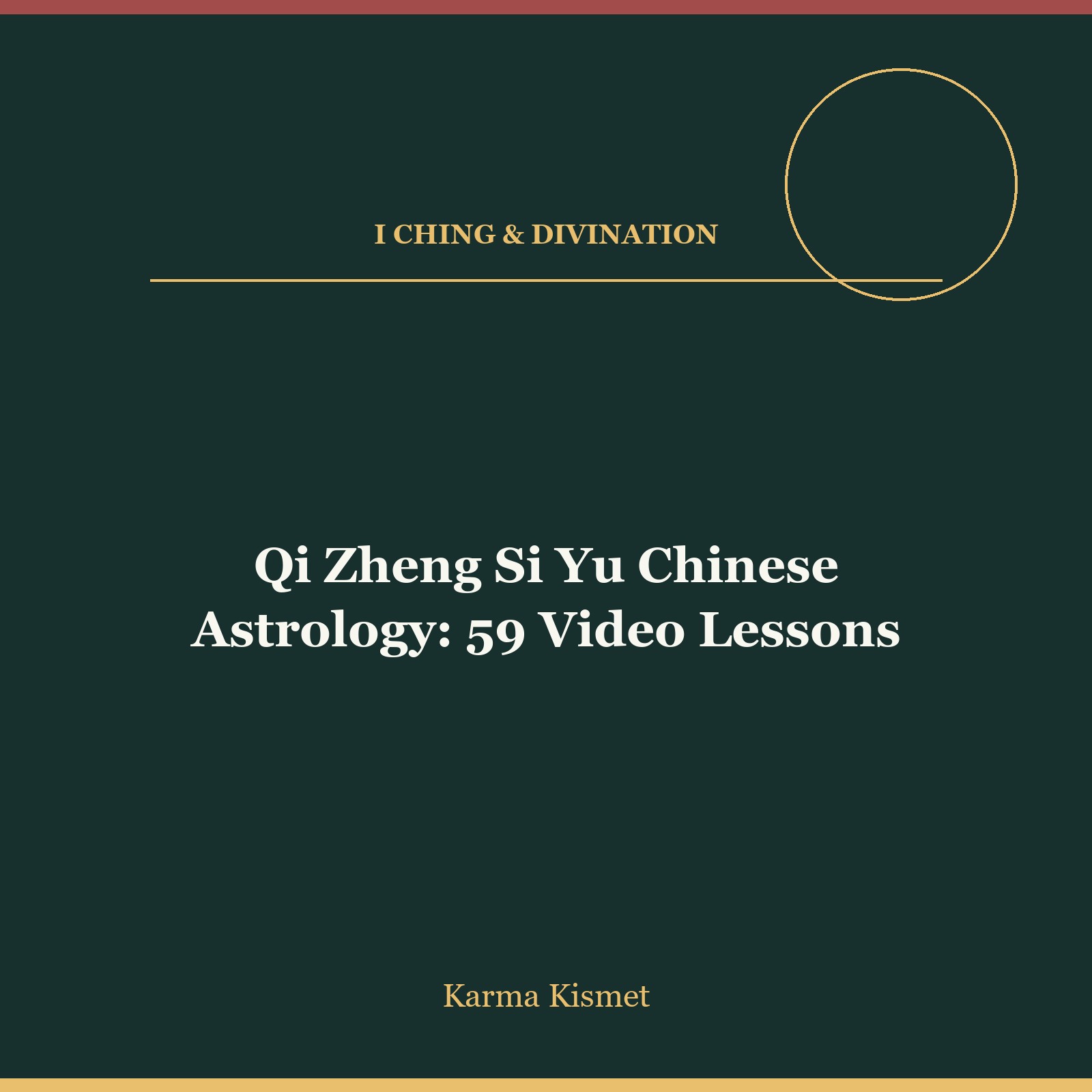 Qi Zheng Si Yu Chinese Astrology: 59 Video Lessons course cover